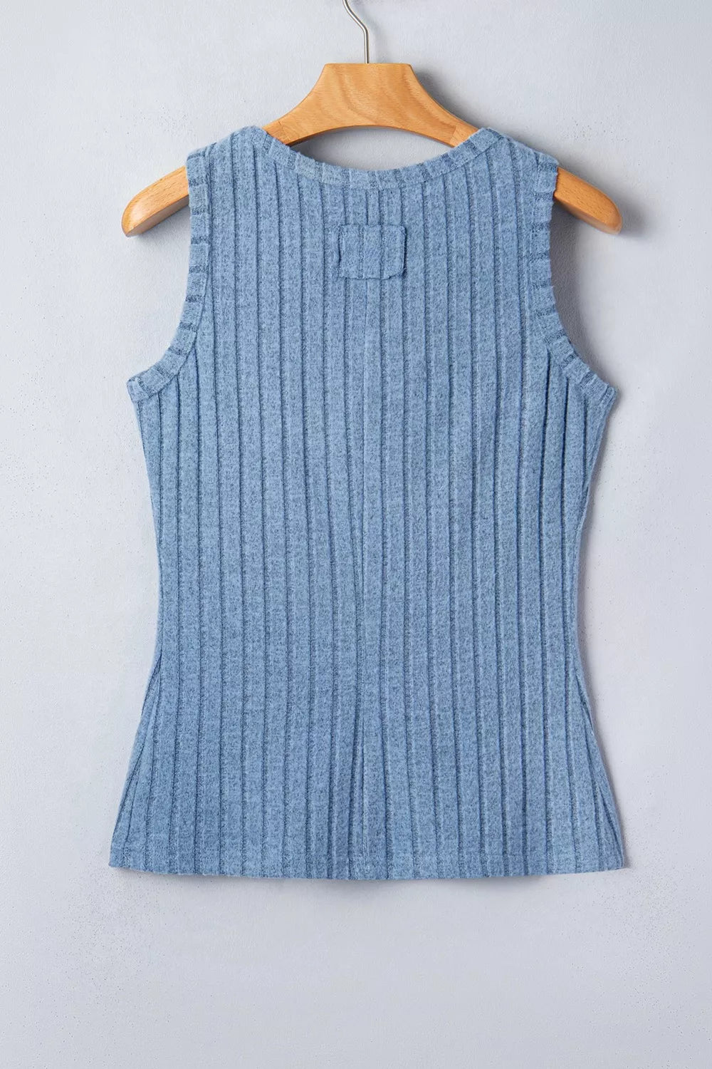 Hazel Blues® | Slim Ribbed Mineral Wash Tank Top