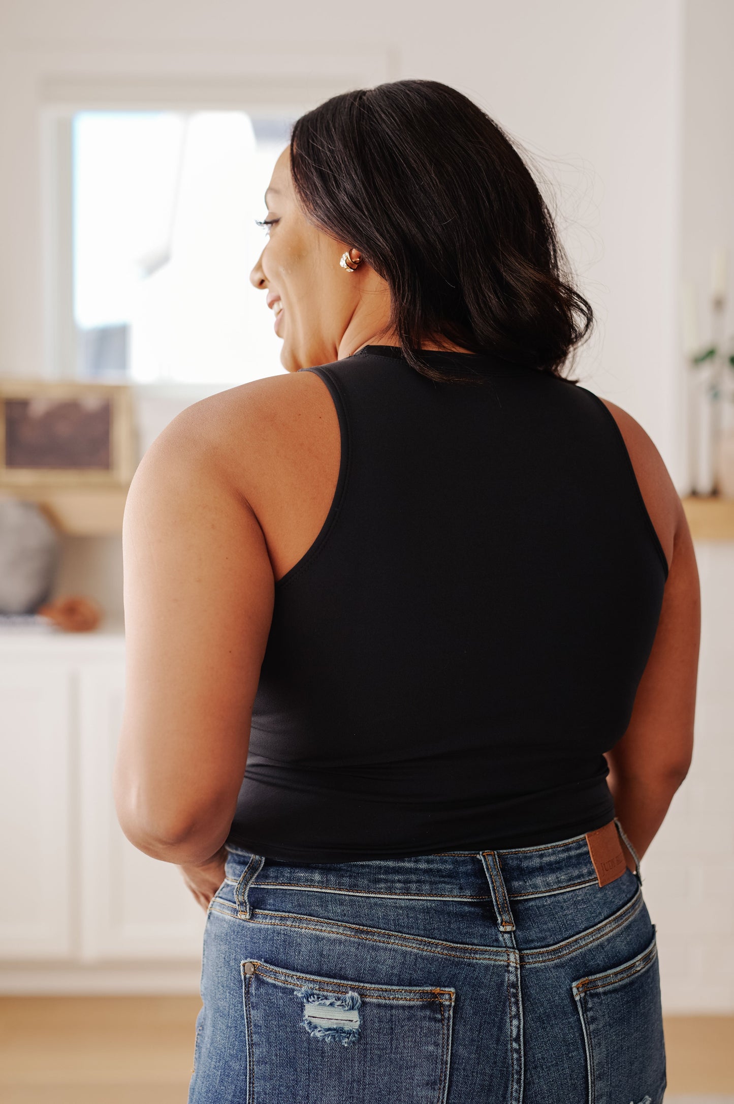 Hazel Blues® | Yesterday's Crop Tank in Black