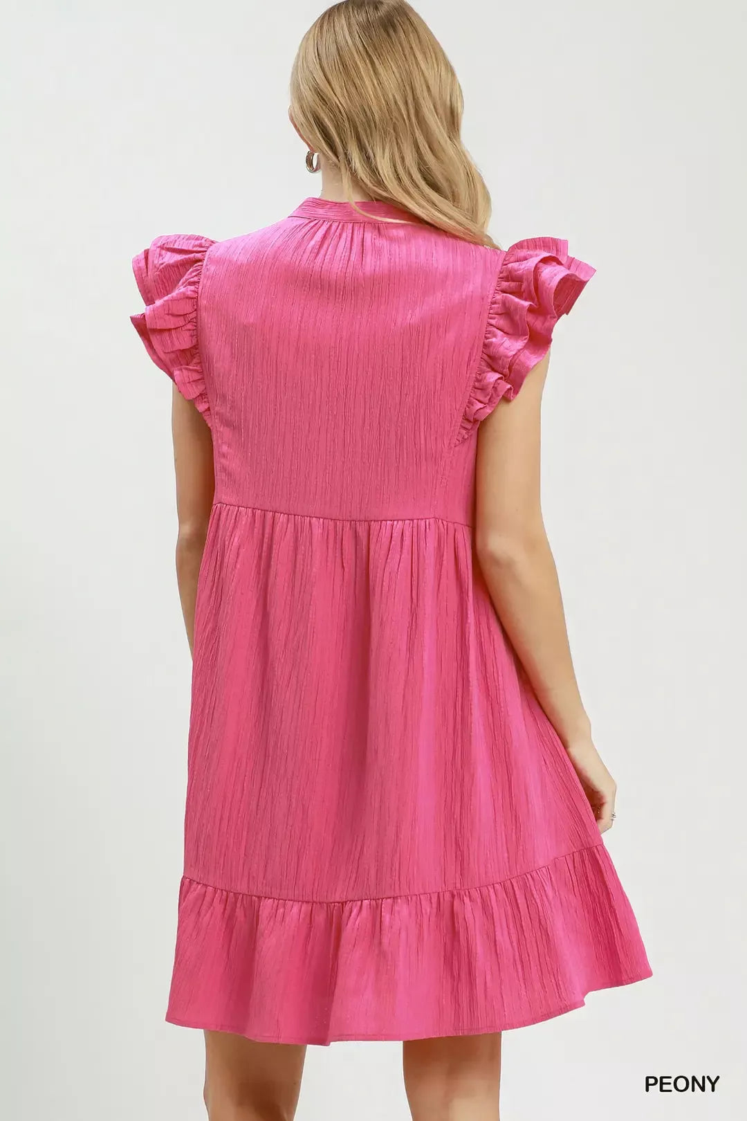 Hazel Blues® | Umgee Ruffle Sleeve Babydoll Dress