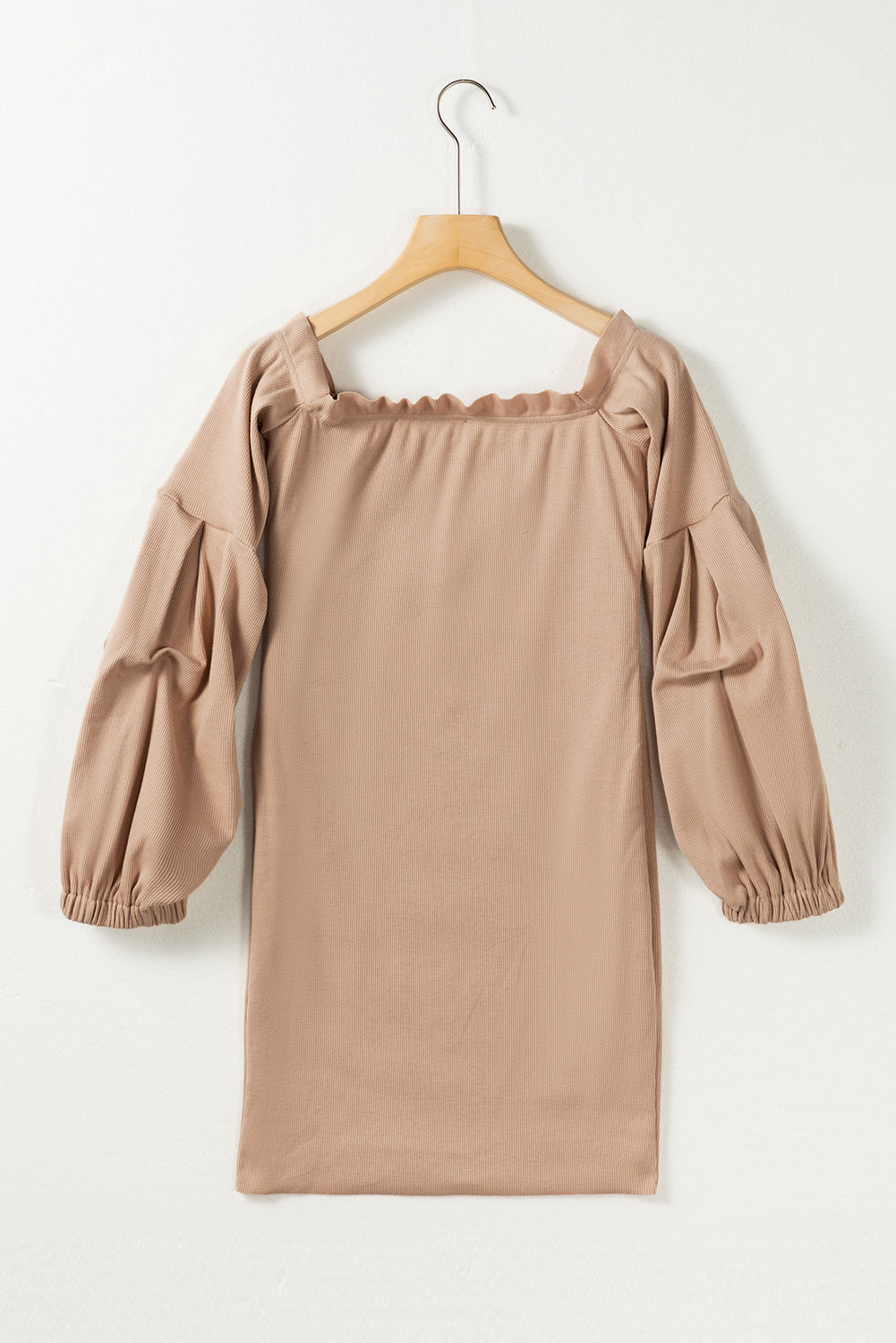 Hazel Blues® | Ruched Off Shoulder Long Sleeve Dress