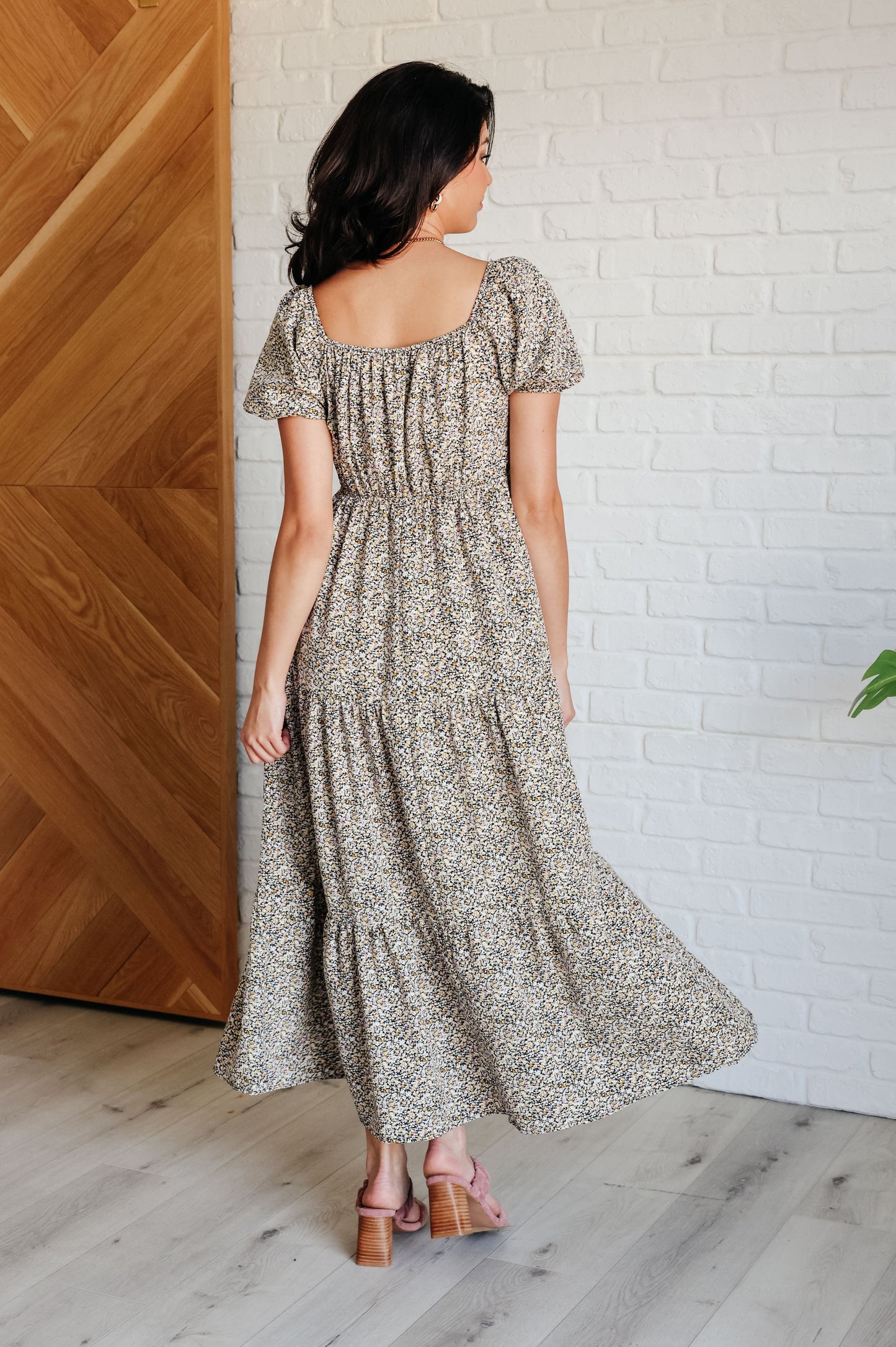 Hazel Blues® | A Moment of Love Balloon Sleeve Dress