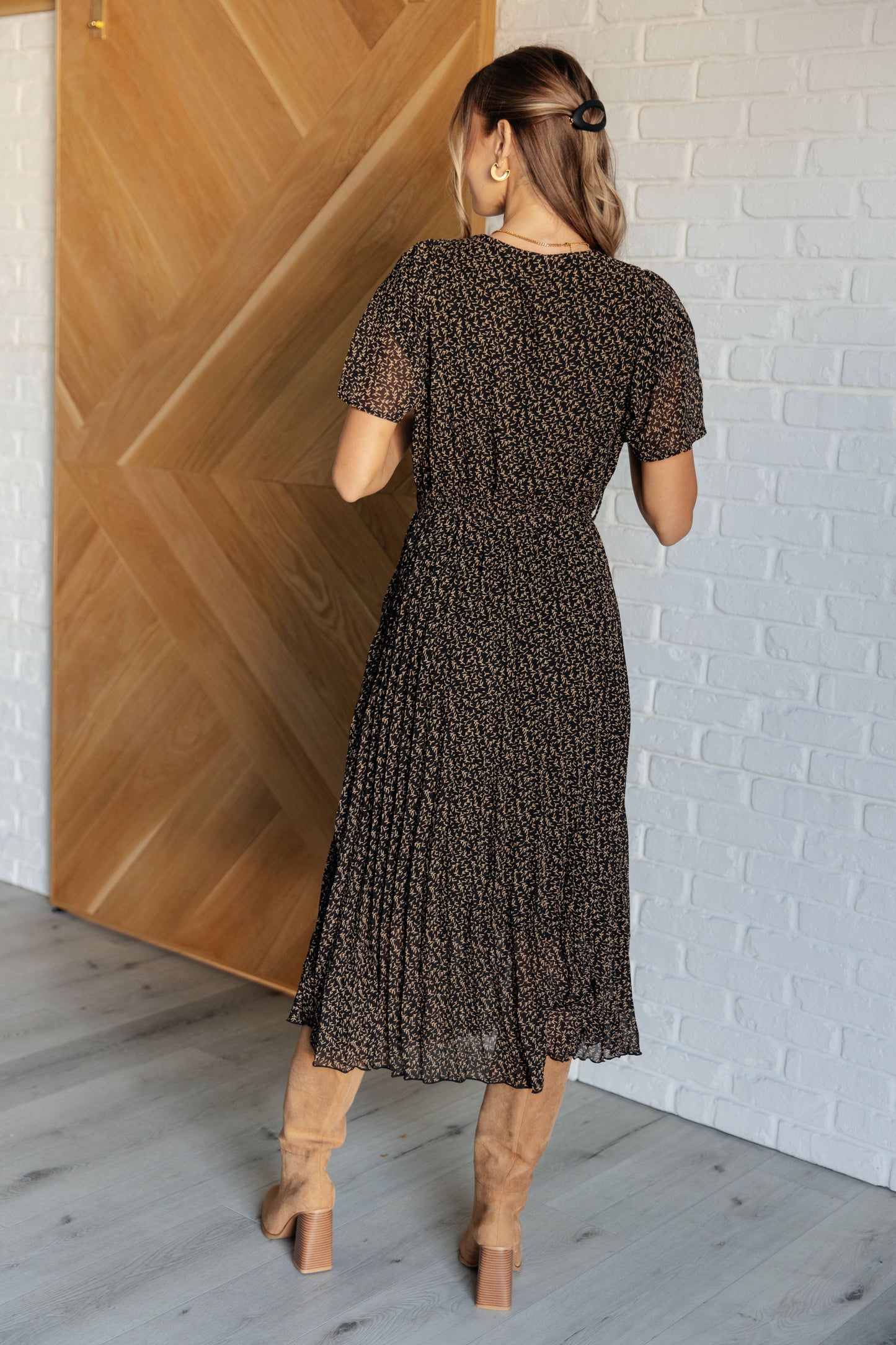 Hazel Blues® | Cause a Scene Surplice Neck Dress