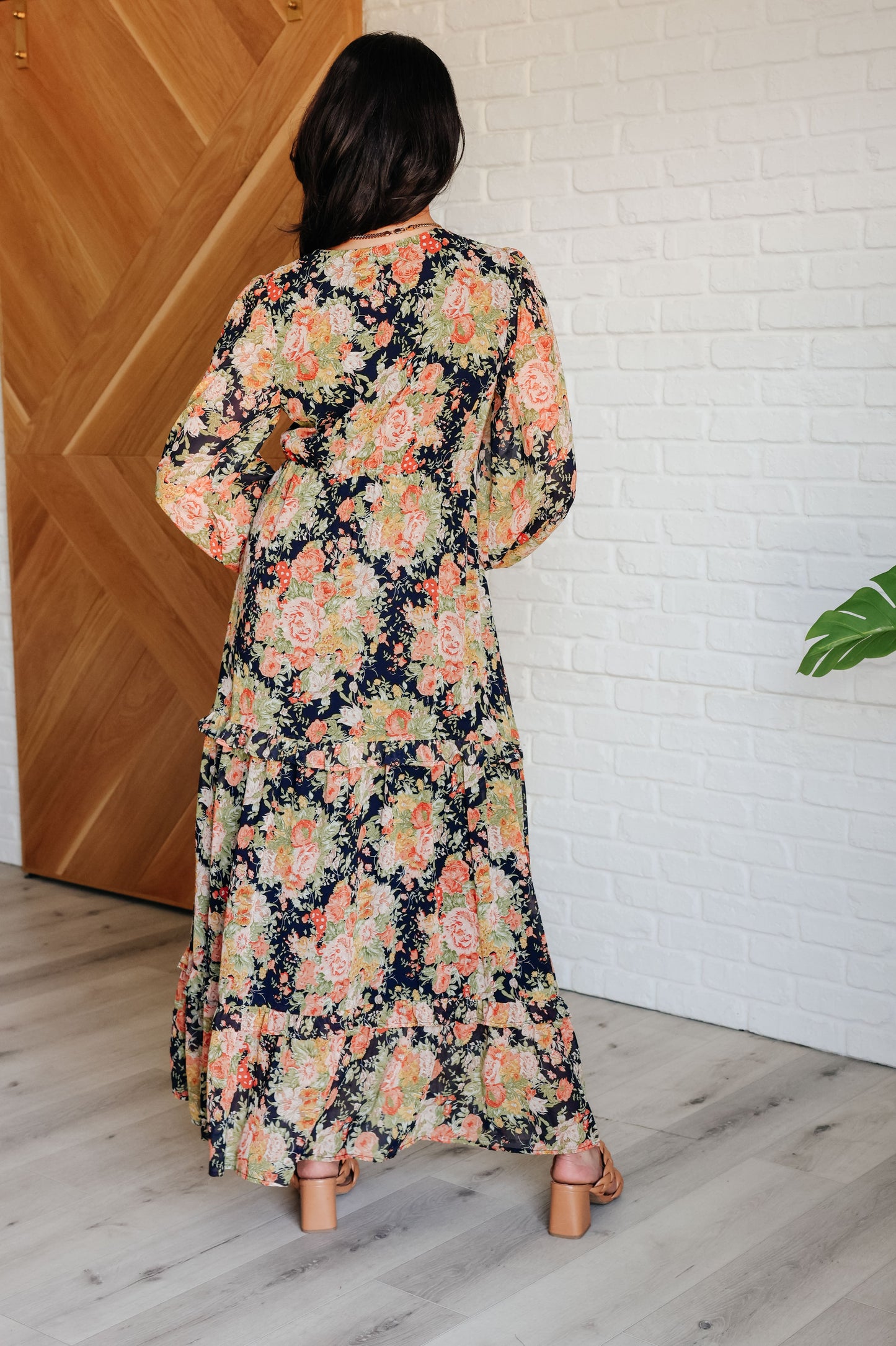 Hazel Blues® | My Heart Will Go On Tiered Balloon Sleeve Dress