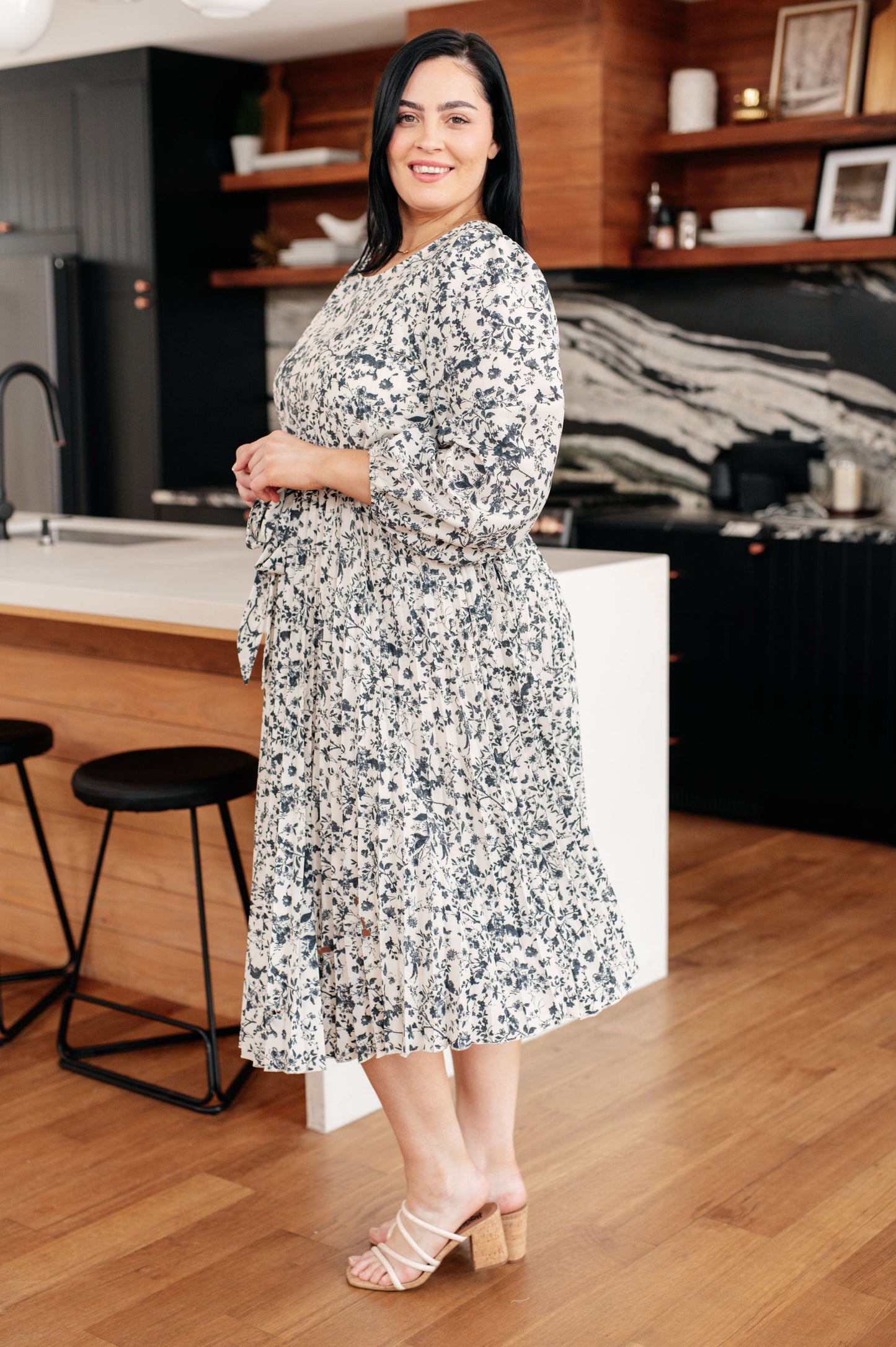 Hazel Blues® | Tea Time Pleated Dress