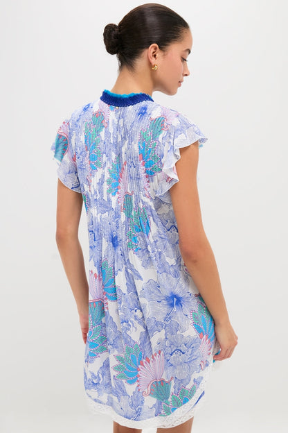 Blue Padang Sasha Mini Dress