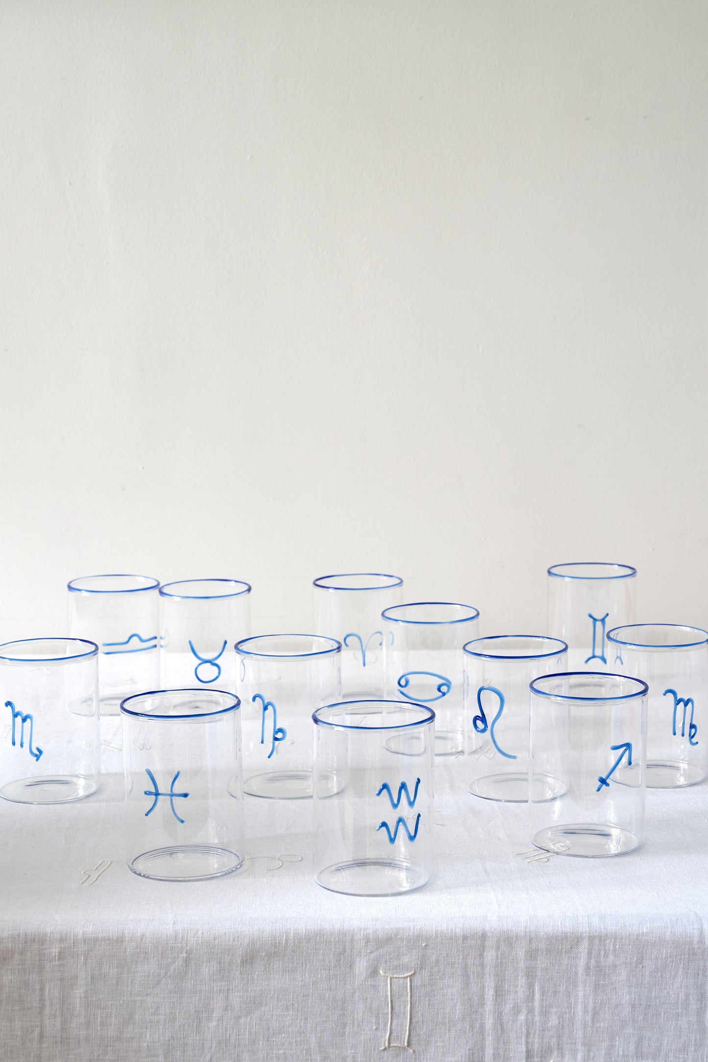 Blue Pisces Lowball Glass (Set of 2)