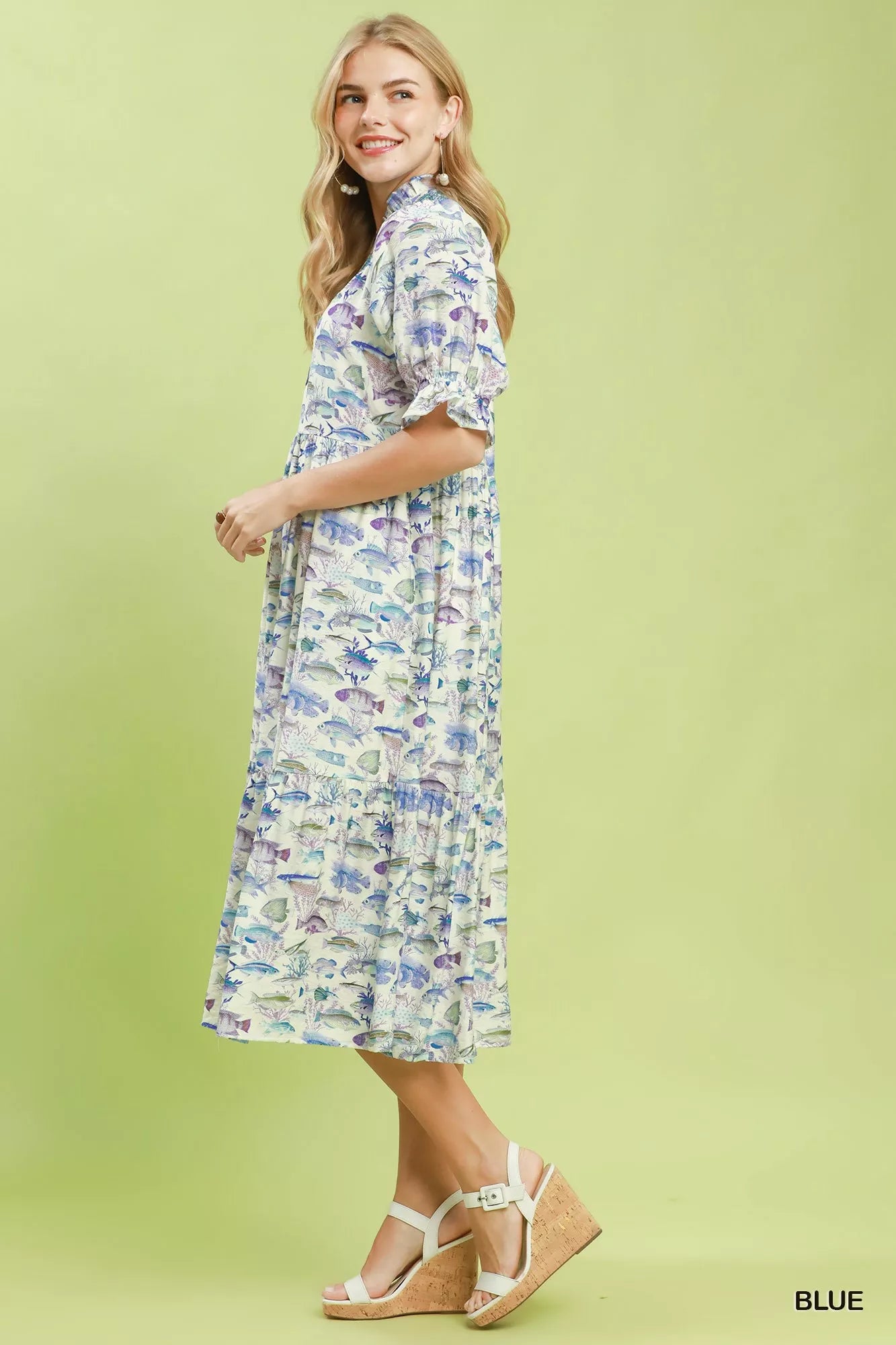 Hazel Blues® |  Easy Does It Dress | Tiered Dress