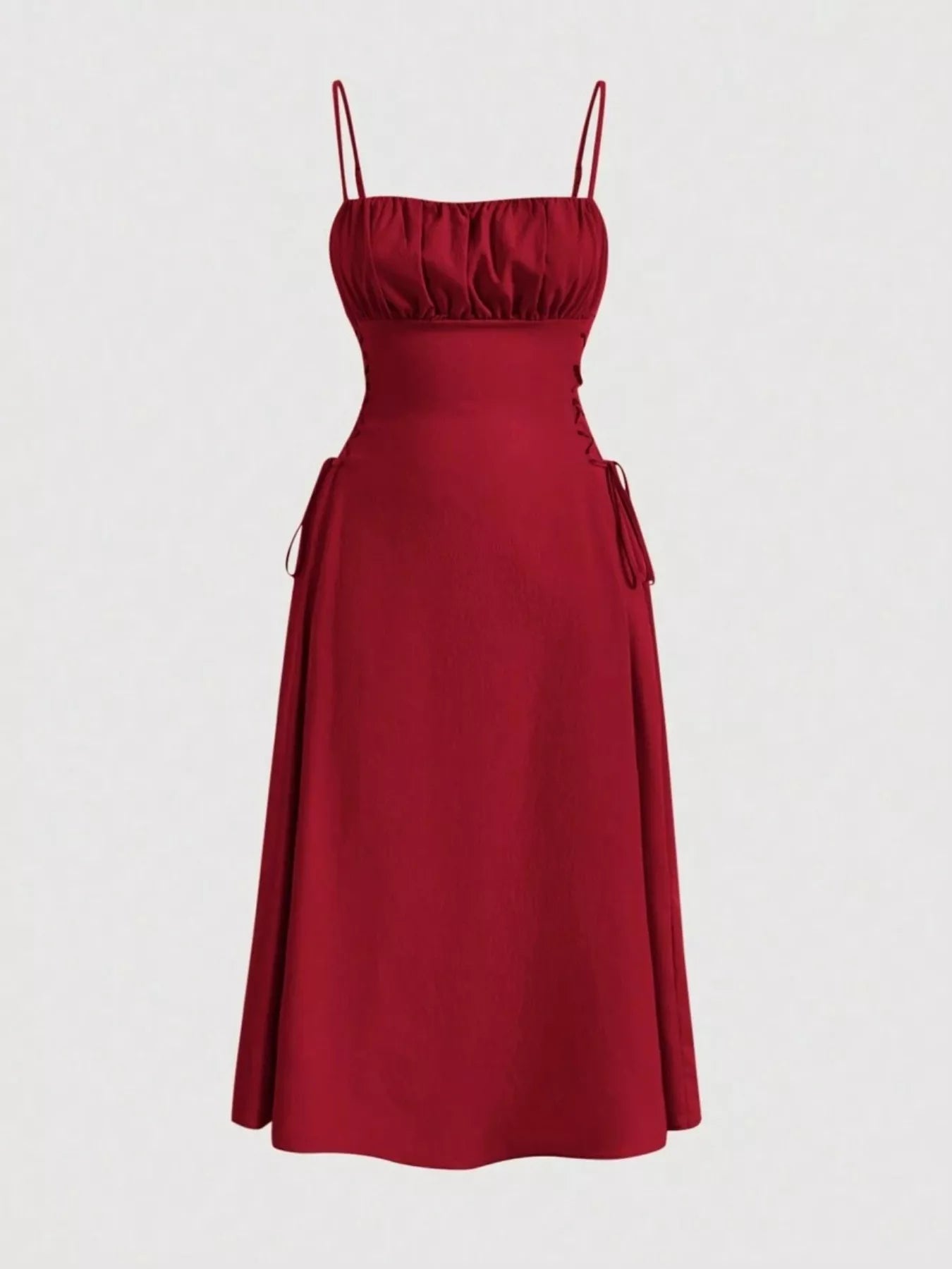 Hazel Blues® |  Lace-Up Side A-Line Cami Dress
