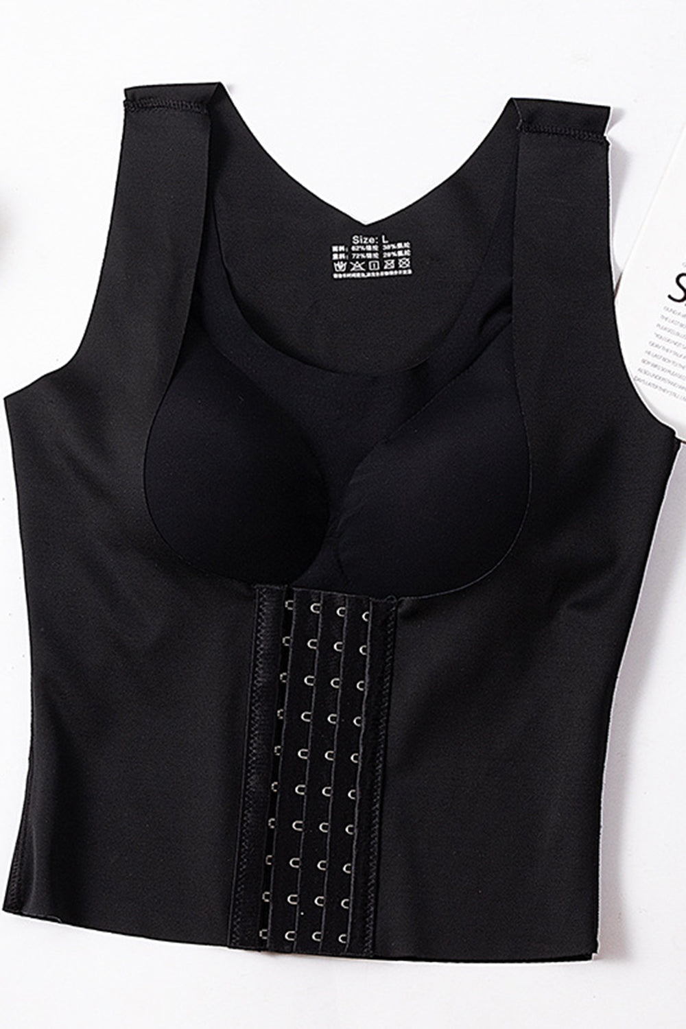 Hazel Blues® |  Basic Bae Scoop Neck Shapewear Tank with Removable Paddings