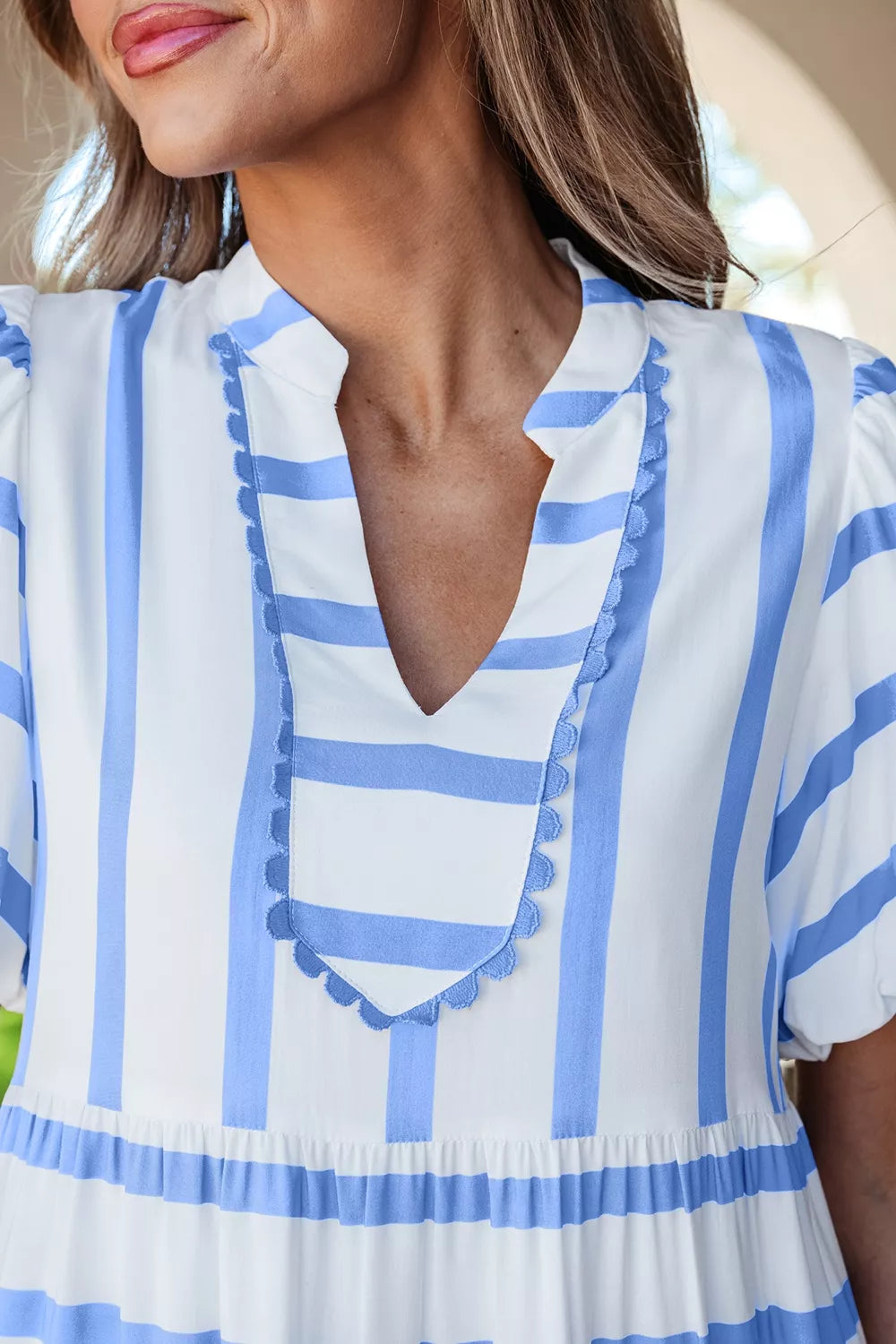 Hazel Blues® |  Stripe Right Dress | Striped Dress