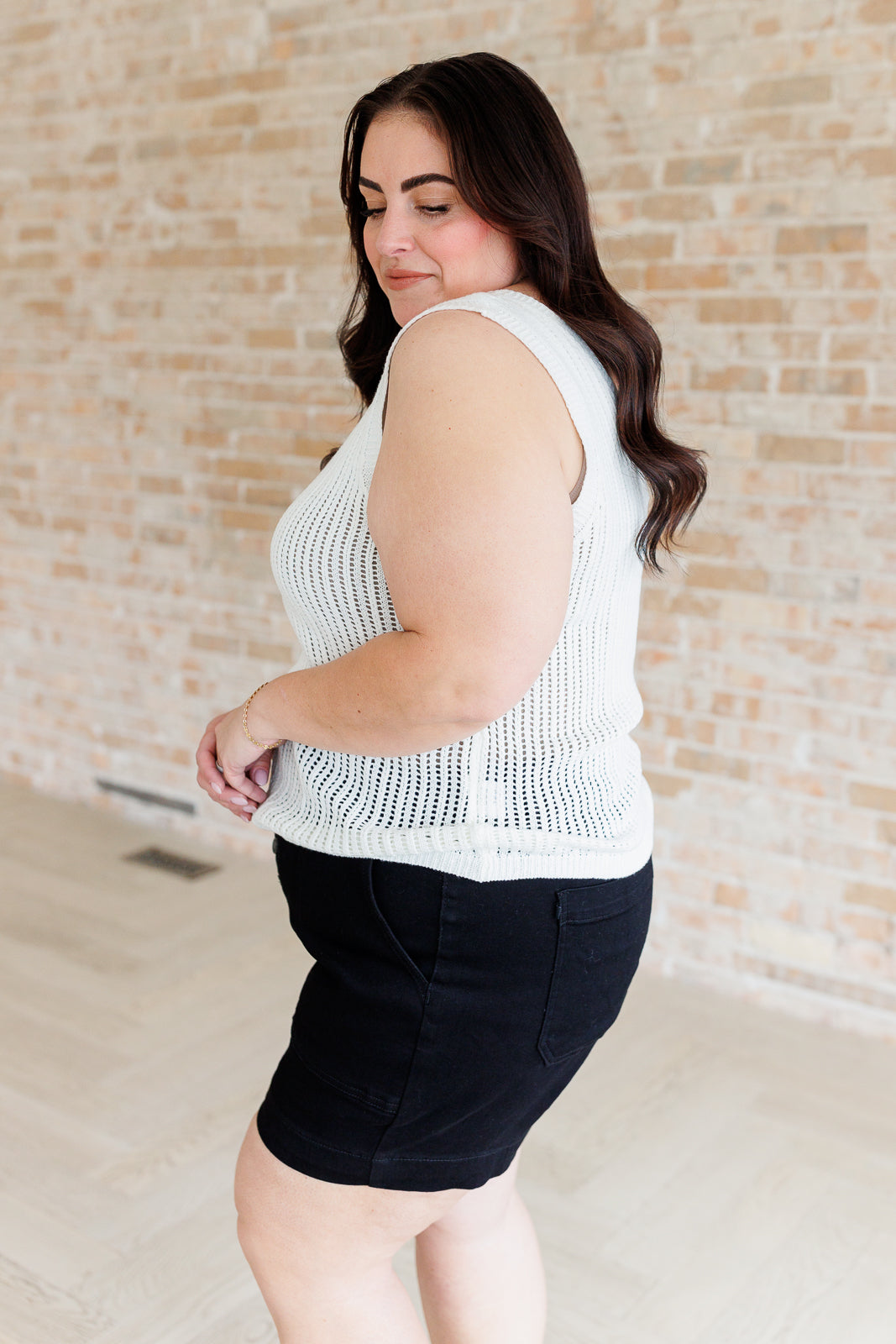 Hazel Blues® |  As It Was V-Neck Sweater Tank