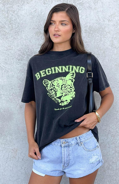 Beginning Cub Black Tee