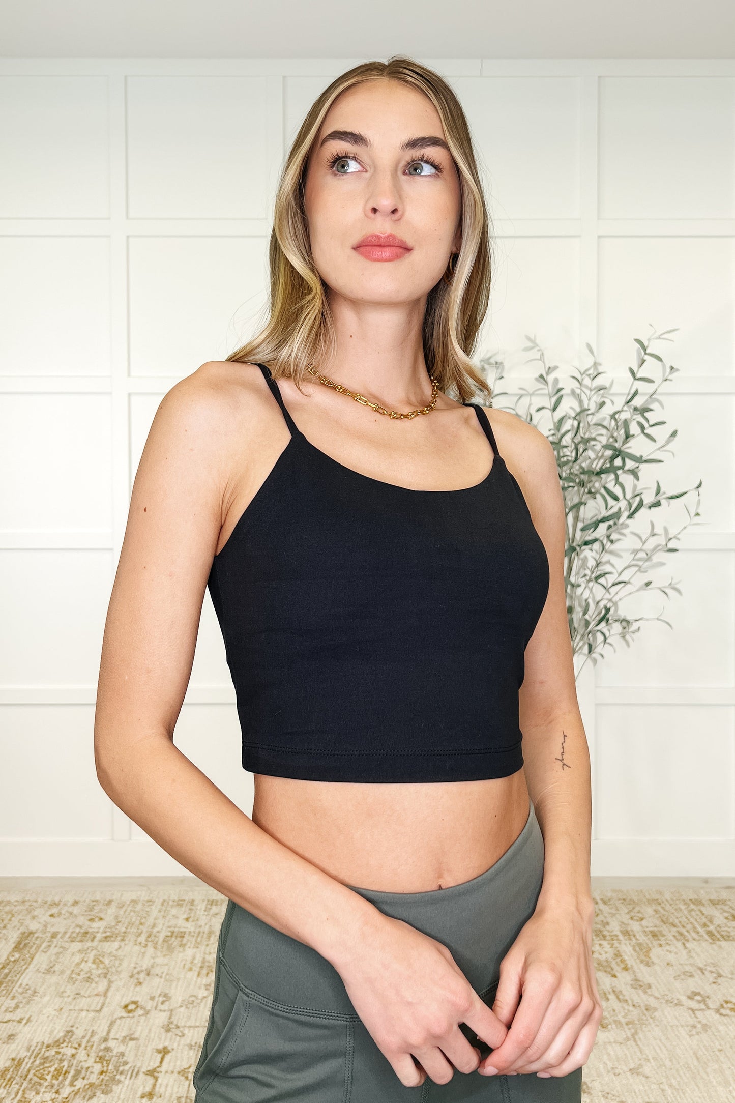 Hazel Blues® |  Hot Yoga Tank in Black