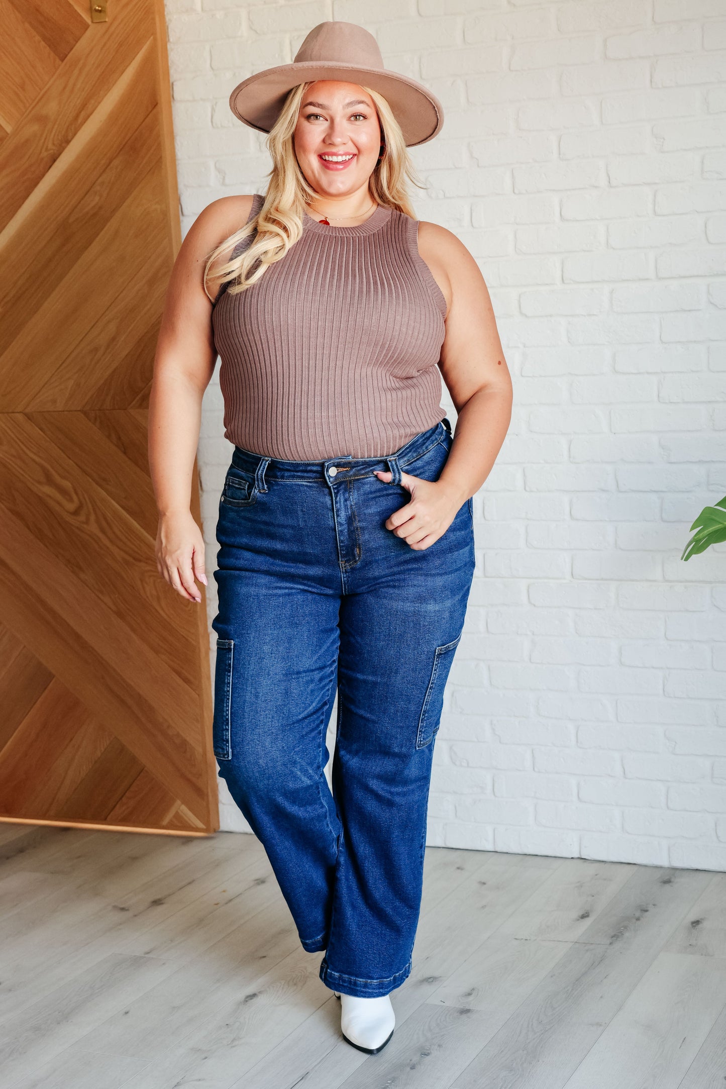 Hazel Blues® |  Let Me Hear it Ribbed Sweater Tank