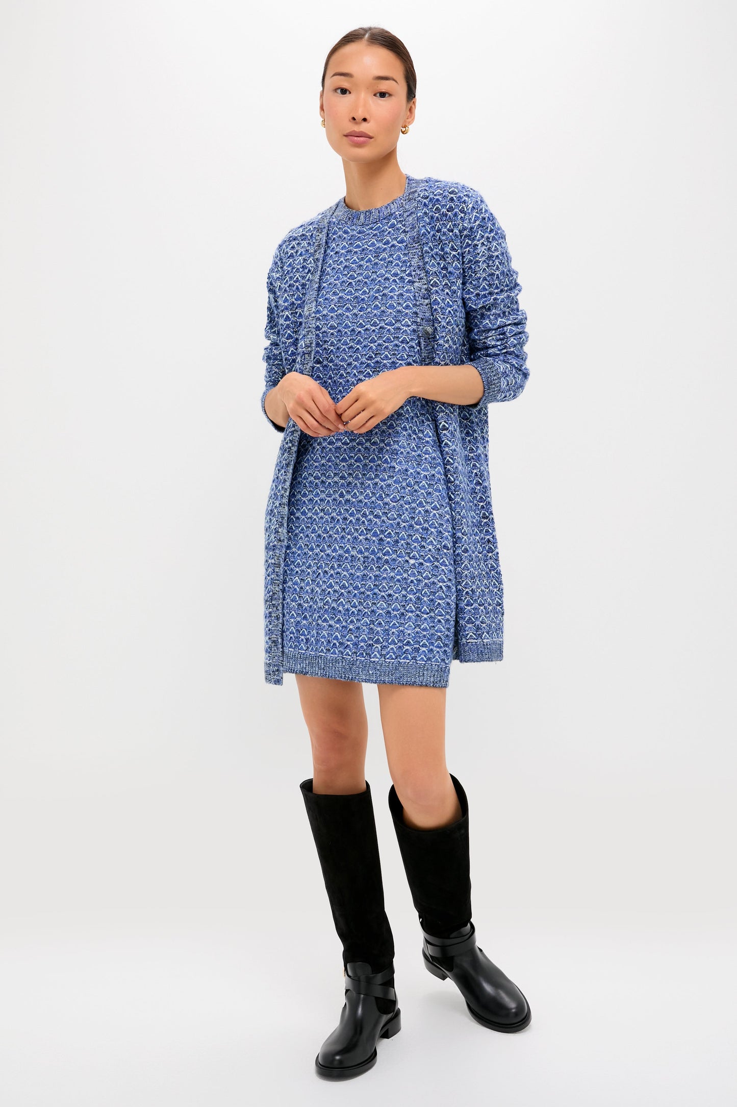 Blue Knit Liv Cardigan