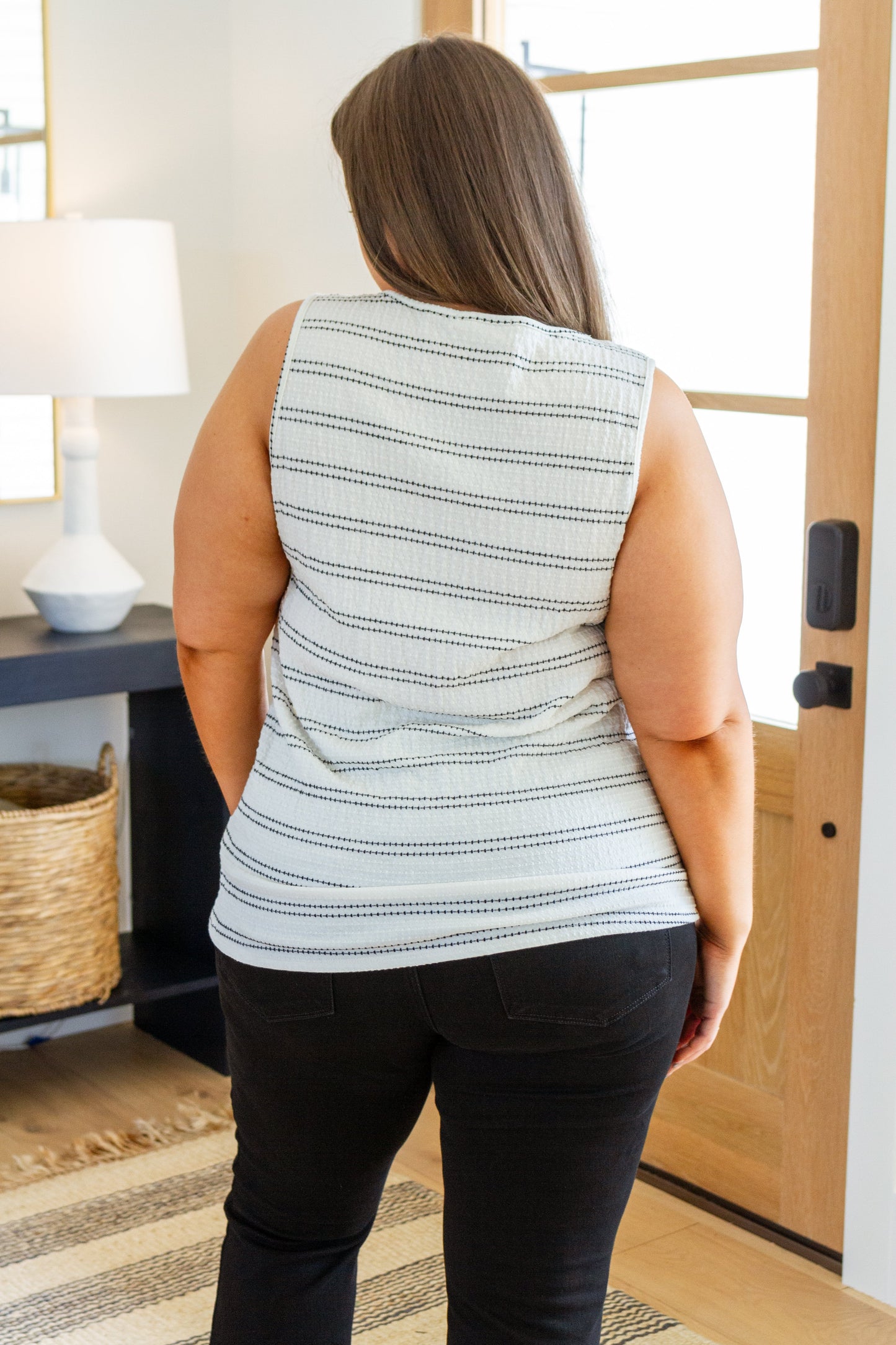 Hazel Blues® |  Wind In My Sails Striped Tank