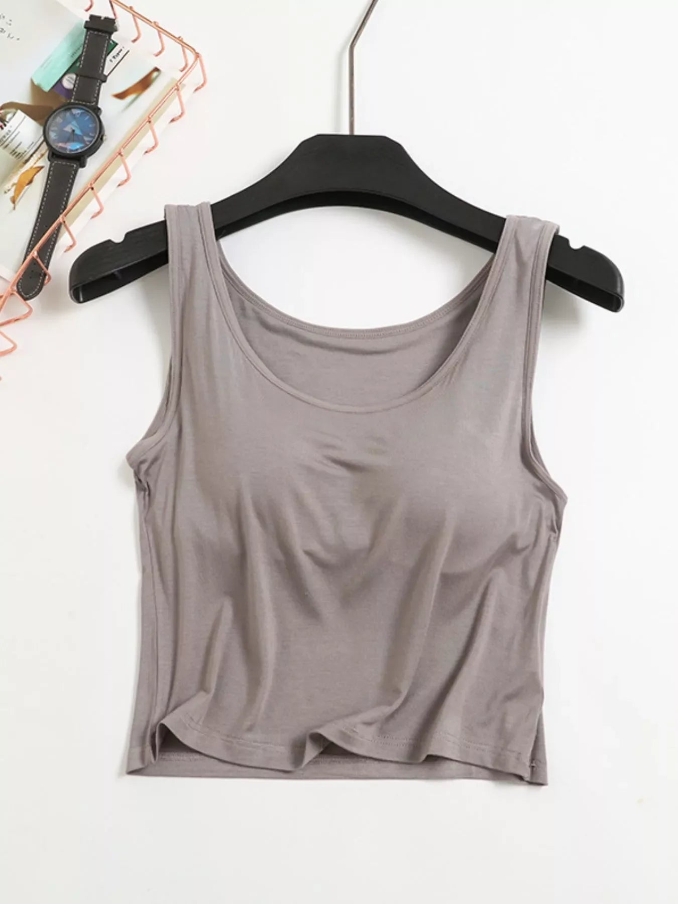 Hazel Blues® |  Seamless Modal Padded Tank