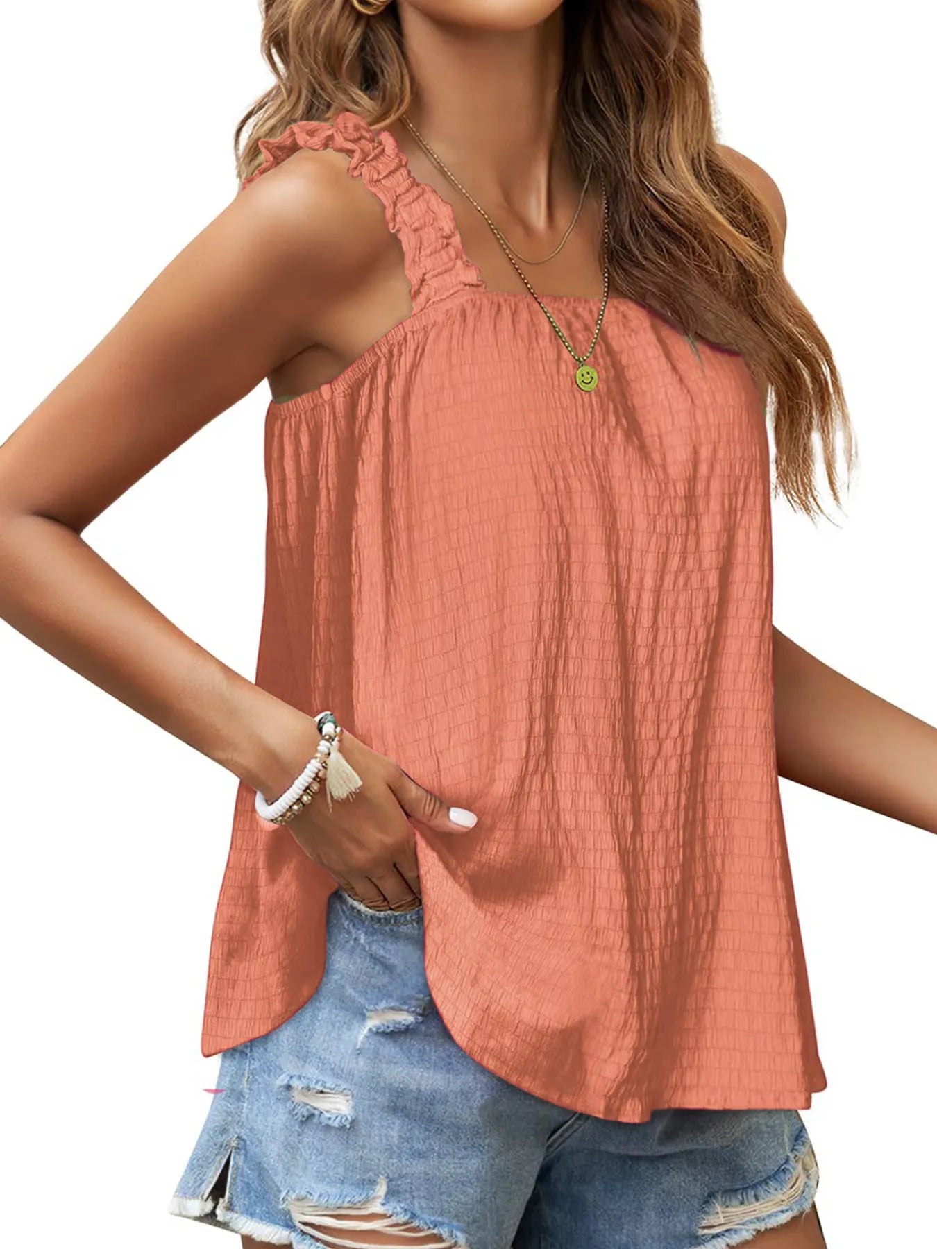 Hazel Blues® |  Square Neck Tank Top