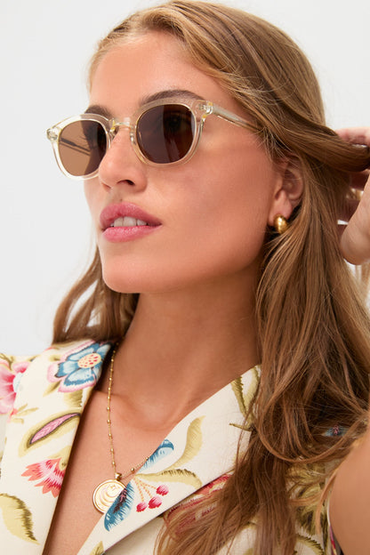 Champagne Slope Sunglasses