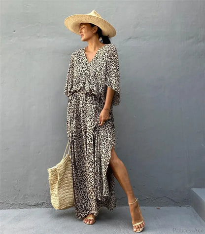 Women Swimsuit Kaftan Tunic Beach Cover Up